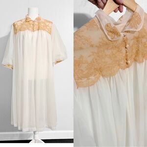 Vintage Rare Cottagecore Lingerie Topper Dress